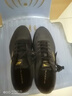 安踏男鞋运动鞋男春夏季软底耐磨防泼水皮面跑步鞋减震户外休闲鞋子男 【防泼水皮面】5529-9黑/金属金 43 (270mm) 实拍图