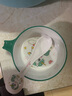 五和（WUHE）独角兽儿童餐具宝宝餐盘分格婴儿专用辅食碗带手柄防烫儿童水杯 独角兽勺子组合 实拍图
