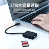 绿联 USB3.0高速读卡器 SD/TF二合一多功能读卡器 适用手机单反相机行车记录仪监控存储内存卡读卡器 实拍图