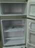 夏新冰箱小冰箱 双门迷你小型电冰箱 家用租房冷藏冷冻节能电冰箱 【43升-一级能效-闪亮银】 实拍图