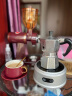 比乐蒂（Bialetti） 摩卡壶 经典手冲咖啡壶家用意式浓缩咖啡机露营滴滤萃取八角壶 3杯份+咖啡粉+4.0电陶炉(雅致银) 120ml 实拍图