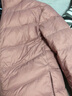 雪中飞时尚百搭休闲羽绒服女立领款短款轻便修身秋季轻薄羽绒服 燕麦色|7185 S 160/84A 实拍图