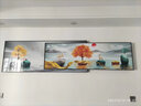 轩棠树客厅装饰画简约现代沙发背景墙装饰画玄关壁画北欧轻奢晶瓷画挂画 石来运转P款 60*160大50*160小=总长240晶瓷画 实拍图