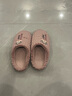 大嘴猴（paul frank）棉拖鞋男女冬季情侣款时尚家居厚底防滑保暖棉鞋 粉色 40-41 实拍图