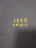 吉普（JEEP）长袖t恤男加绒加厚2023年秋冬季宽松大码纯色立领棉T桖卫衣男 宝蓝色加绒 M(建议120-135斤) 实拍图