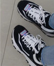 斯凯奇（Skechers）女鞋夏季小白鞋蕾丝休闲运动熊猫鞋黑色增高厚底老爹鞋 黑色/白色/BKW 35.5 尺码偏大，建议选小半码 实拍图