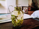 丰陶张生 日式加厚耐热玻璃过滤龙井绿茶壶仿宋执壶花茶泡茶器套装公道杯 绿茶公道壶350毫升+两高脚猴魁杯 实拍图