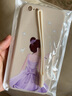 倍思力 适用苹果6plus手机壳iPhone6S PLus男女款防摔全包磨砂保护套超薄软外壳 古董白-蓝色之恋 苹果6plus/6sPLus通用 实拍图