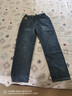 浪莎高腰牛仔裤女宽松女装春季阔腿显瘦遮肉萝卜哈伦老爹裤 实拍图