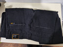 FEIYU LEE【两条装】春秋季休闲裤男磨毛百搭修身韩版潮流小脚紧身商务长裤 802黑色+802灰色 30【(腰2尺3) 体重120斤左右】 实拍图