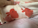 戴维贝拉（DAVE＆BELLA）初生婴儿摇粒绒连体衣0-3个月宝宝爬服秋季新款小童包屁衣新生儿 小兔印花【现货】 73cm （建议身高66-73cm） 实拍图