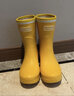 JOYCORN加可时尚马卡龙雨靴防滑防水女鞋中筒雨鞋户外胶鞋夏季水靴 柚子黄 39 实拍图