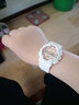 卡西欧（CASIO）手表女G-SHOCK和BABY-G系列运动石英表送女生礼物学生送人 GMA-S120MF-7A2清新白金 实拍图