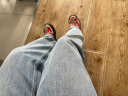 洛梦希菲（ROMOHIPH）品牌马丁靴女新款印花松糕底短靴秋冬系带增高靴子 红色(绒里) 36 晒单实拍图