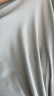 京东京造【抗菌小白T】5A抑菌抗发黄t恤男新疆棉短袖T恤男夏打底T 白色L 实拍图