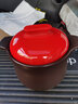 苏泊尔（SUPOR）砂锅煲汤锅陶瓷煲仔饭沙锅炖锅家用汤煲盖无双 明火燃气灶专用 中国红 TB60H1 6L 实拍图