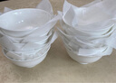 瓷秀源（cixiuyuan） 骨瓷碗高足碗高脚碗 陶瓷碗 米饭碗 瓷碗 汤碗 饭碗面碗 4.5高脚碗2个直径12.2cm高6.1cm 实拍图