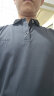 南极人（Nanjiren）短袖T恤男夏季薄款透气体恤男士正装翻领polo上衣商务休闲半袖 深灰 XL 晒单实拍图