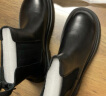 百丽切尔西靴女商场同款黑色英伦皮靴短靴加绒X2G2DDD1 黑色-绒里 36 实拍图