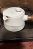 一品仟堂日式侧把茶壶陶瓷冲茶壶家用泡茶壶大容量白茶壶过滤侧把壶 万里江山侧把壶 实拍图