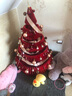 十八纸 创意圣诞树小型装饰折叠收纳节日大中桌面摆件家用送礼led灯 A款红色100cm高装饰树 实拍图