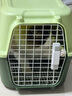 华元宠具（hoopet）猫狗航空箱宠物手提笼子宠物旅行箱车载猫包太空舱便携大号外出包 加固铁门森野绿-20斤内含隔尿板 实拍图