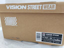 VISION STREET WEAR官方 STICK复古经典低帮翻毛皮帆布鞋运动休闲板鞋男女多色 经典黑 42 实拍图