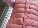 鸭鸭（YAYA）轻薄羽绒马甲女冬装短款内胆时尚女款马夹外套背心K 嫣红色 M 160 实拍图