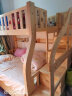 子薇上下床实木儿童床铺成人高低子母床双层床学生卧室储物双人床实木 梯柜款 上铺宽1.15米下铺宽1.35米 实拍图
