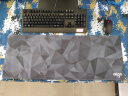爱国者（aigo）M2鼠标垫  灰色 大号 尺寸800*300*3mm 简约加厚 家用办公游戏鼠标大垫 实拍图