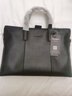 新秀丽（Samsonite）手提公文包男软牛皮革通勤电脑包14英寸商务简约出差包大\TK9 黑色|净重0.84kg|可手拎-可斜跨 大包14英寸 实拍图