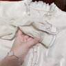 昂柏春夏衬衫女雪纺V领气质宽松时尚职业衬衣韩版商务正装女式上衣 白色单衬衫 M 实拍图