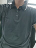 南极人（Nanjiren）短袖T恤男夏季薄款体恤男士正装翻领polo上衣半袖商务休闲男装 深灰 XL 晒单实拍图
