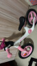 凤凰（Phoenix）平衡车儿童平衡车1-3岁凤凰儿童平衡车4-6岁宝宝平衡车儿童滑步车 12寸公主粉丨一体轮+闪光灯+礼包 实拍图