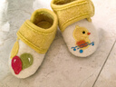 小茸室内婴儿鞋子0-1-3岁学步鞋小鸭 男女宝稳步童鞋春秋冬防滑软底 米白/黄色撞色 13.5  适合脚长12-12.5cm 实拍图