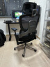 永艺撑腰椅Flow530/550人体工学椅电脑椅办公老板椅午休椅子整椅发货 黑色棉坐-Flow530 实拍图