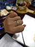 中国黄金（CHINA GOLD）如初情侣戒指男女新款一对足银戒指求婚生日送老婆618送女友礼物 【京速达】如初情侣对戒-足银【中金礼盒】 实拍图