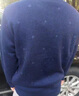 恒源祥假两件针织衫男翻领打底衫秋冬季新款中青年男士休闲保暖毛衣男 藏青【款】 常规 L 【建议120-140斤】 实拍图