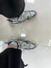 Saucony索康尼2K骑士鞋休闲鞋男女复古老爹鞋女厚底增高运动鞋男 银黑1 42 实拍图