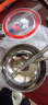 克洛迪雅 家用304不锈钢碗筷勺套装筷子勺子吃饭碗食堂学生工厂餐具饭碗汤碗面碗 304钢 16cm碗筷勺一套+密封盖 实拍图