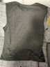 回力（Warrior）背心男纯棉美式复古潮流无袖宽肩男士运动健身篮球砍袖百搭打底衫 【纯棉透气】-灰绿#HL绿笔刷 4XL 实拍图