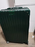 EAZZ【一体铝框】行李箱铝框拉杆箱万向轮旅行箱男女学生密码箱皮箱子 （超轻耐摔拉链）绿色 22英寸 5%选择周边简短途行 实拍图