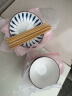惠寻 日式和风千叶草餐具16件套 陶瓷碗碟套装盘子勺筷 实拍图