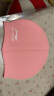 李宁 LI-NING长发硅胶防水游泳帽 男女士泳帽 LSJK808粉色 实拍图