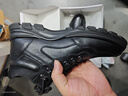 强人休闲鞋男头层牛皮加绒保暖棉皮鞋户外运动鞋 JDB2373022 黑色 43 实拍图
