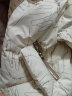 兹奈儿（ZINAIER）年冬季新品小个子印花立领宽松百搭面包服白鸭绒羽绒服 卡其色 M（建议100-110斤） 晒单实拍图