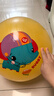费雪（Fisher-Price）儿童玩具球宝宝小皮球拍拍球38cm(黄色含打气筒)生日礼物礼品 实拍图