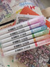 花型轮廓笔曲线笔荧光笔压花笔标记笔学生用记号笔花边手抄报专用笔花边带彩色笔手账笔装饰笔花色笔二次印象 【升级双头款】6色花型轮廓笔 实拍图