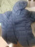 雅鹿轻薄羽绒服女2025年秋冬季新款新国标休闲连帽保暖轻便韩版外套潮 雾霾蓝YD501V00820 4XL 实拍图