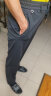 皮尔卡丹夏季薄款休闲裤男士垂感速干冰丝裤宽松直筒运动男裤中年时尚裤子 深灰[垂感速干] XL 晒单实拍图